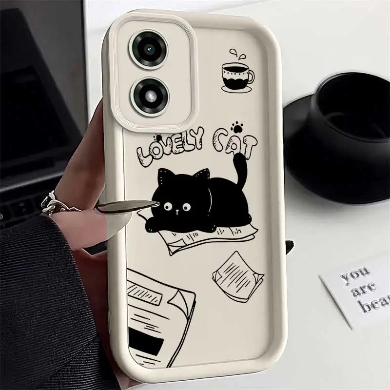 Sleek Sky Eye Cat Design Phone Case - G Series Cover