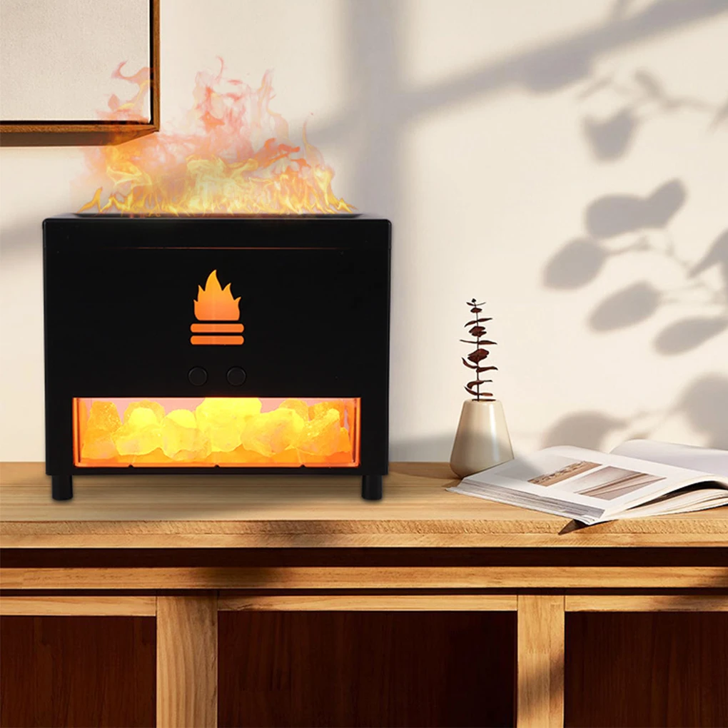 

Flame Air Humidifier USB Aroma Diffuser Room Fragrance Mist Maker Essential Oil Difusors with Night Lights For Home Room Office