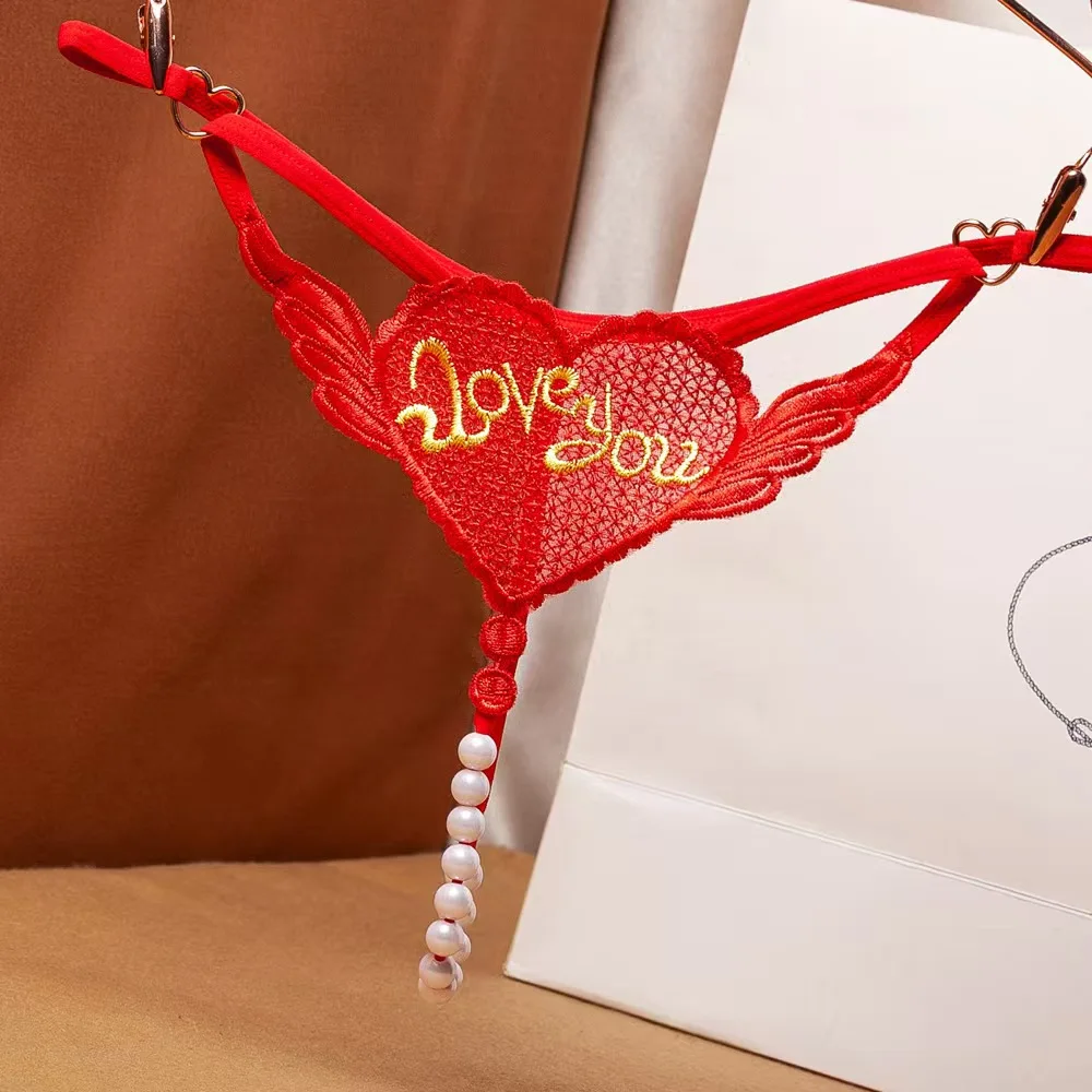 Kadın Seksi Tanga G-string Külot Oymalı Dikişsiz İşlemeli Külotlar Açık Kasık İç Çamaşırı İncili Külotlar