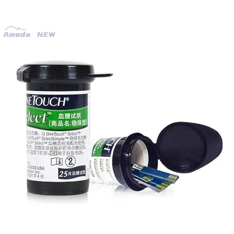 One Touch Select Simple Test Strips 25/50/100pcs Three Quantities Specifications Blood Glucose Glucometer Tester