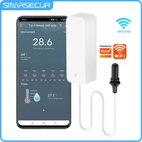 Tuya WiFi Temperature Humidity Sensor With External Probe for Smart Home Hygrometer APP Monitoring for Plants Aquarium - Image 2