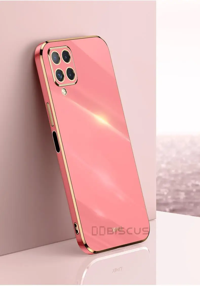 Custodia per Samsung Galaxy A12 A13 M12 M32 A32 A22S A22 A52 A72 A51 A71 A82 Placcatura di lusso Morbida Silicone Gel Funda Carcasa_voghion.com