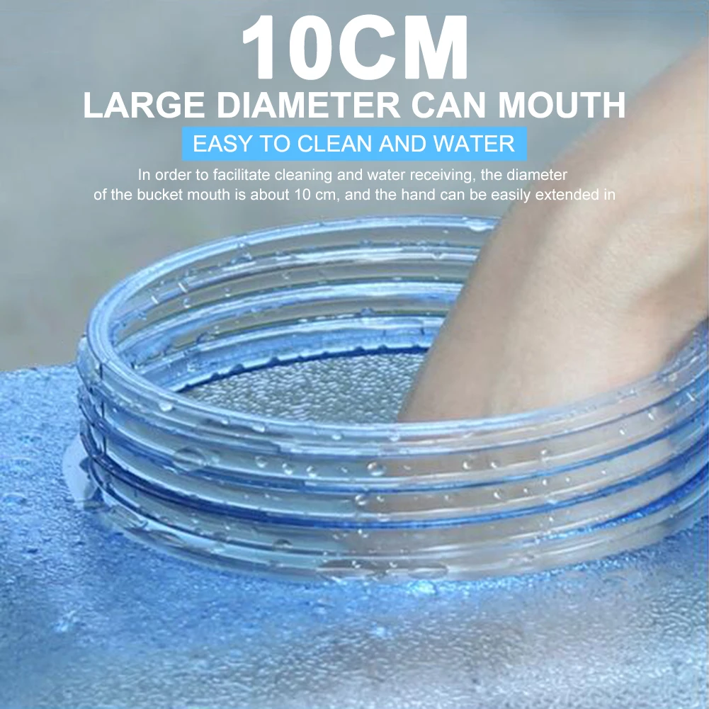 10L Drinking Water Container with Spigot Large Capacity Outdoor Water Bucket Camping Water Tank Water Kettle Camping Equipments