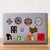 10/50/100pcs Classic ROCK Stickers Graffiti Music Band Decals for Ipad Guitar Laptop Phone Motorcycle Skateboard Luggage Bottle 4