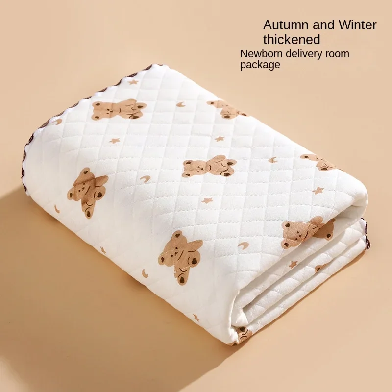 

Customized Baby Cotton Swaddle Thick Warmer Boys Girls Unisex Newborn Blankets Wrap Gifts New Style Simple Accessories for Kids