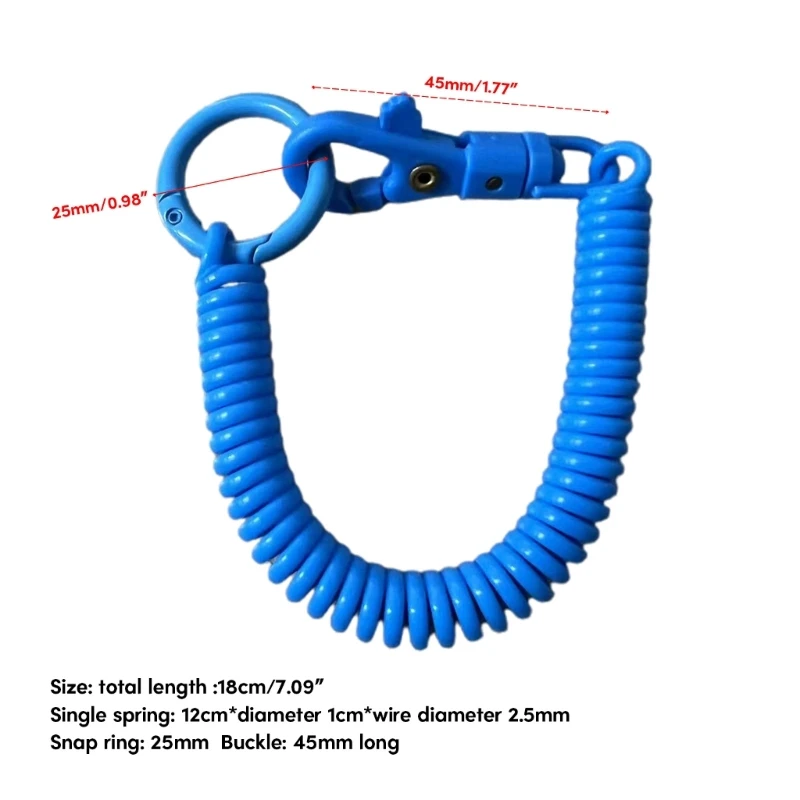 Whistle Keychain Tactical Keychain Keychain Charm Keychain Carabiner Keychain Tool Coil Springs Keychain Stretchy Spirals Spring Coil Retractable Springs Keychain Metal Clasp Key Chain Holder Lanyard
