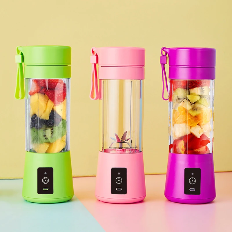 Portable Blender Mixer Bottle Electric Juicer Cup for Smoothies and Shakes USB Rechargeable With