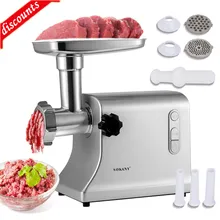 

094 Sokany High Quality Meat Grinder 3200W High Power Meat Mincer Stainless Steel Meat Chopper