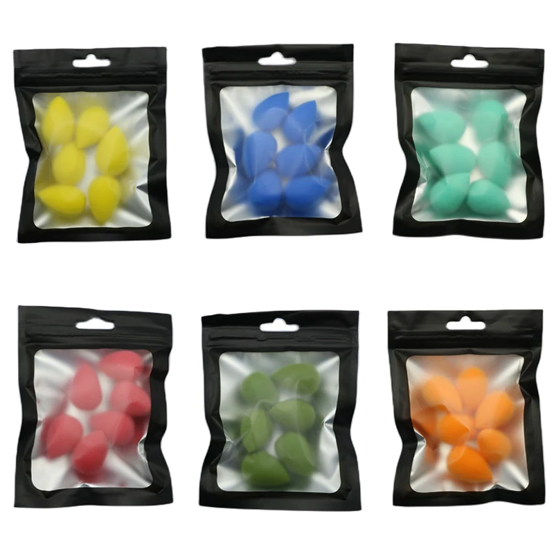 OGEYER-miniesponja de maquillaje, esponja de belleza en polvo para corrector, base líquida, cosmética facial, 6 unidades - Imagen 2