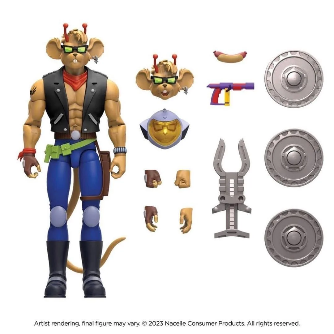 thumbnail image 1 of Figura de acción de 7 pulgadas en stock de Nacelle Biker Mice From Mars, colección de pasatiempos de anime, regalo de cumpleaños, modelo de juguete para niños, 1 of 5