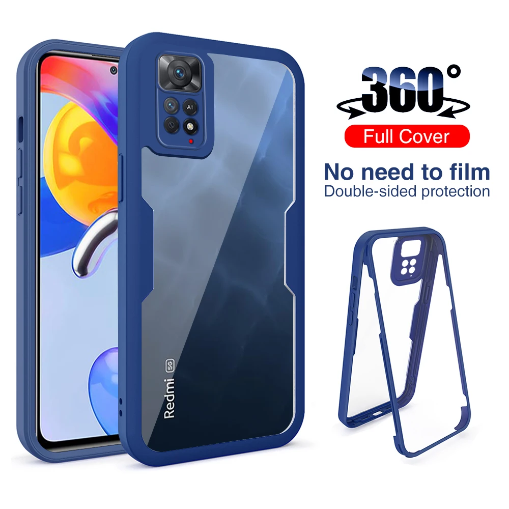 Fundas Xiaomi Redmi Note 11 Pro Carcasas 360 completa diseño premium. 