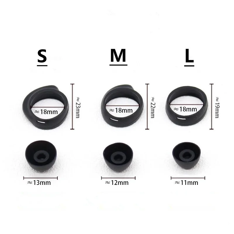 Premium Silicone Ear Tips & Wing Plugs Replacement