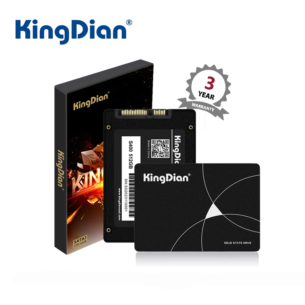 Kingdian Ssd 120Gb 128Gb Sata 3 Unità A Stato Solido Interna Da 2.5 Pollici Hdd Hd Per Server Laptop Desktop (S280-120Gb)