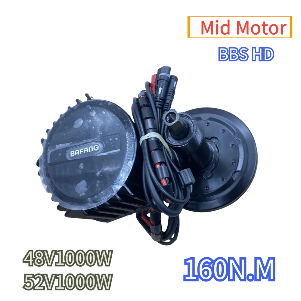 Ebike Motor Kit Bafang-Modified Electric Bike Motor Bafang MID Motor BBSHD G320 48V 1000W 52V High Power 160N.M