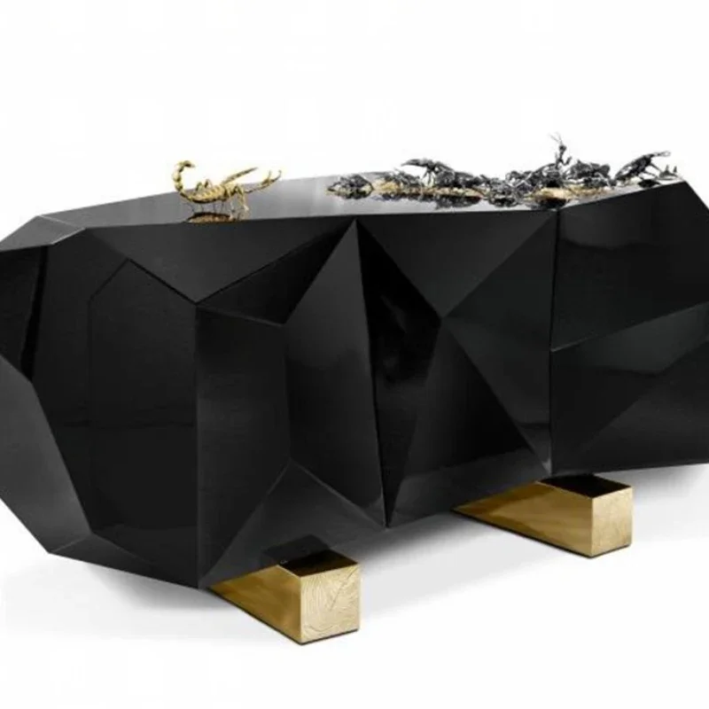 

Nordic Light Luxury Curio Sideboard