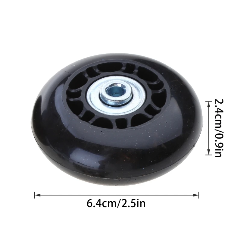 1 Set Luggage Wheels Suitcase Roller Repairing Kit Heavy Duty Wheel Replacement Trolley Casters for Luggage Box Suitcase