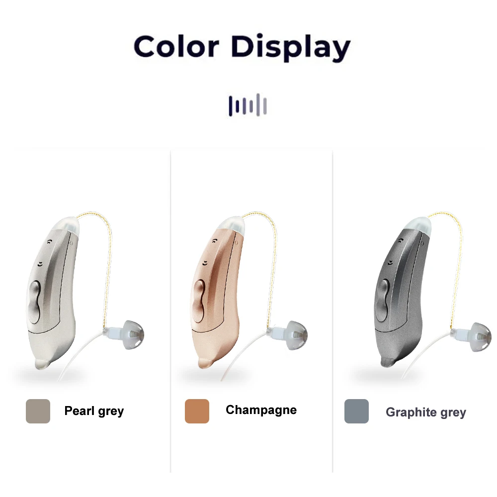 Digital Hearing Aids with Bluetooth Audifonos 10 Channels Mild to Moderate Loss Invisible Portable Adjustable Sound Amplifier 4