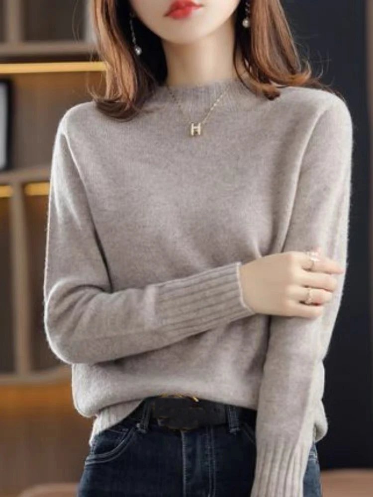 

Women Sweaters Pullovers Warm Long Sleeve Top 2023 Aautumn Winter Knitted Sweater Losse Casual Womens Clothes Sweater Pull Femme