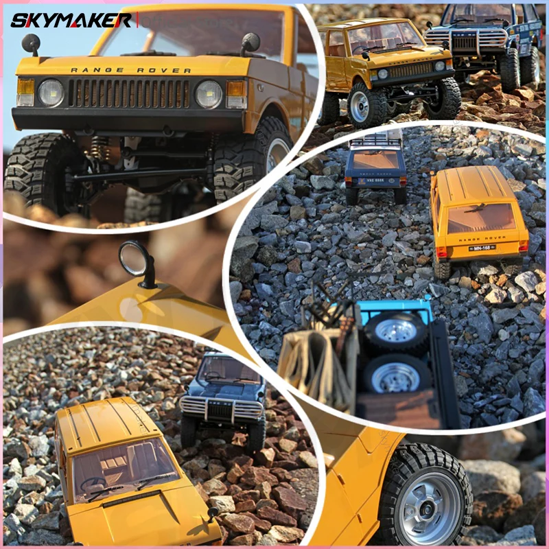 MN Model RC Car Mn168 1/12 Full Scale RTR 2.4G 4WD 280 Motor Proportional Off-Road Remote Control RC Truck Kids Toys Metal Parts 6