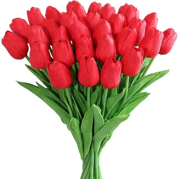Real Touch Artificial Tulip Bouquet 1