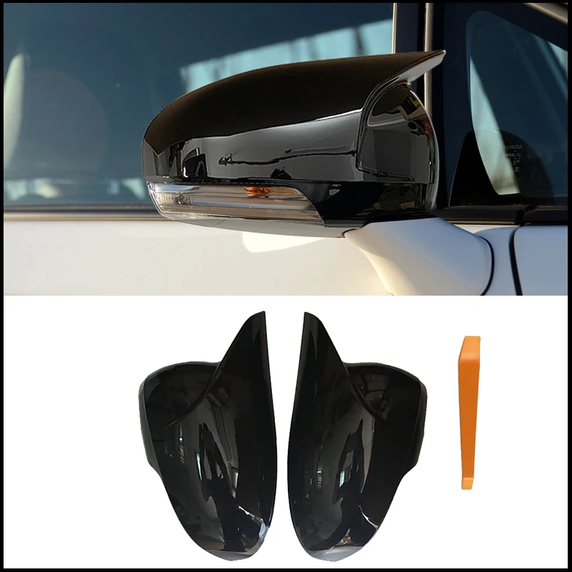 

Car Accessories For Toyota Prius Wish IQ Reiz Verso Rearview Mirror Cover Housing Reversing With Turn Signal Model Auto Styling