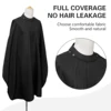 Hairdresser Silicone Collar Aprons Transparent Anti static Haircut Capes Waterproof Aprons Eagle Shawls Barber Styling Tools 2