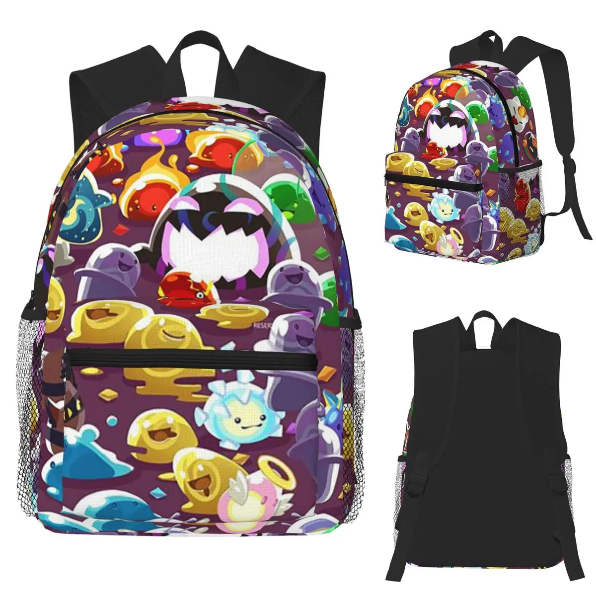 Slime Rancher Cartoon Game Anime Cute Student Backpack School Bag ...