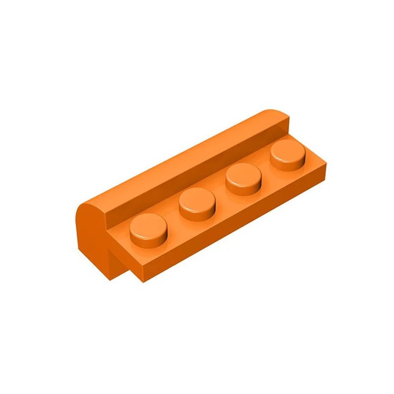 50pcs 6081 슬로프 곡선 2x4x1 1/3 곡선 상단 빌딩 블록 장난감 호환 액세서리 DIY MOC 하이테크