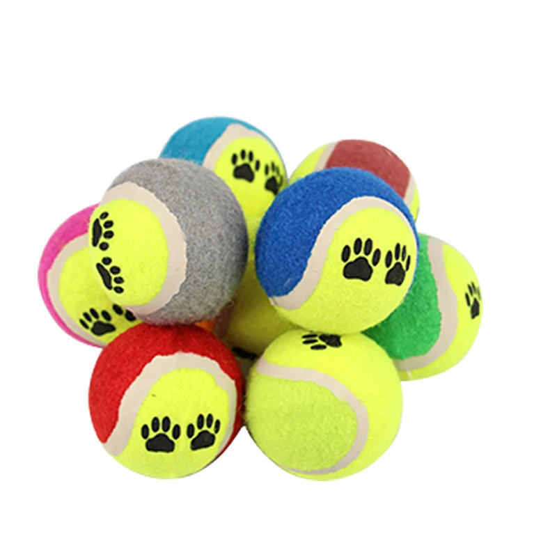 Pelotas de tenis para perros, paquete de 6 juguetes para perros, pelotas de  tenis para mascotas para perros grandes y cachorros, pelota interactiva