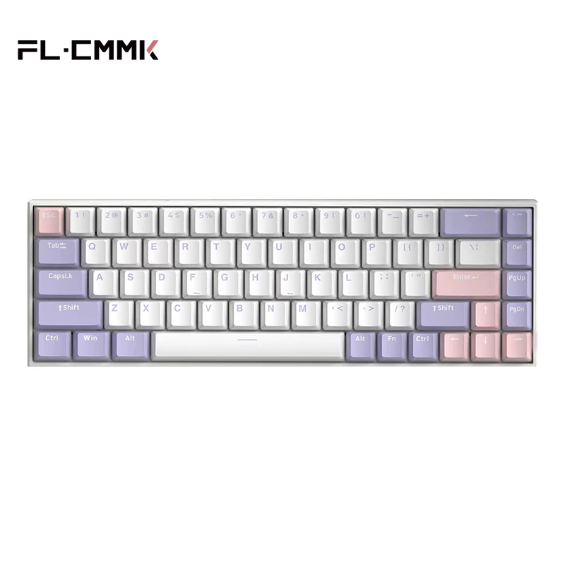 FL·ESPORTS F12 Mechanical Keyboard Kailh BOX Axis 68-key Dual Mode  Wired Bluetooth Hot-Swappable Game Office Dedicated best mechanical keyboard for office Keyboards