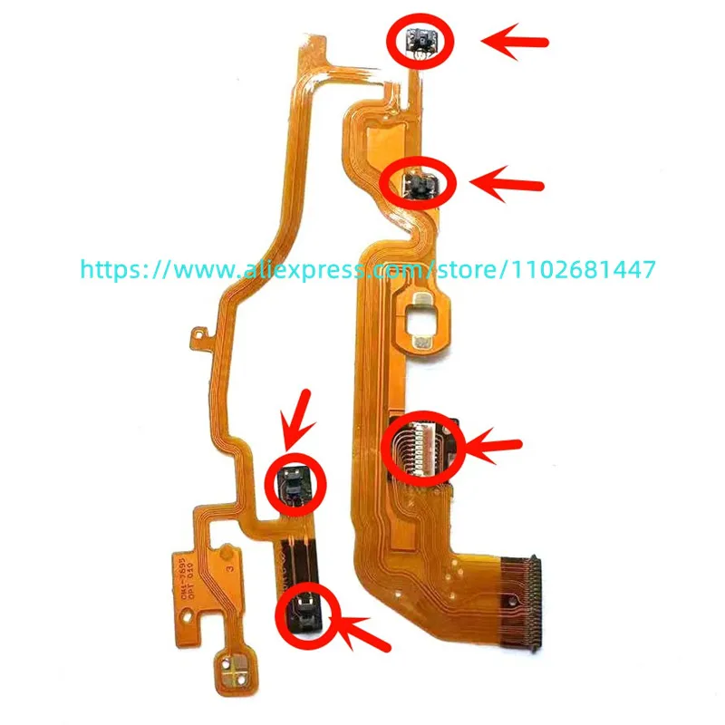 NEW Lens Main Flex Cable For Canon FOR POWERSHOT A4000 IS Digital Camera Repair Part (With Socket)