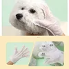 Pet Disposable Cleaning Gloves Wash Free Cats Dogs SPA Bath Supplies Massage Non Woven Fabric No Rinse Soft Eye Wipes 2
