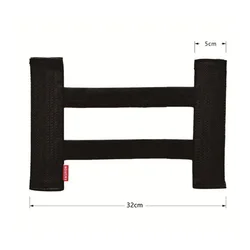Rear Trunk Elastic Mesh Organizer with Fixed Straps - Interior Storage Net & Seat Back Accessory (32cm type B)
