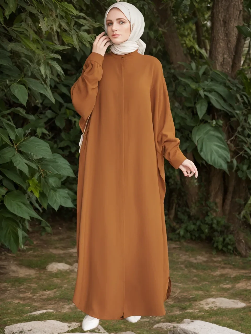 Eid Muslim Abaya for Women Dubai Split Prayer Dress Morocco Caftan Saudi Arabic Party Dresses Kaftan Robe Ramadan Batwing Abayas