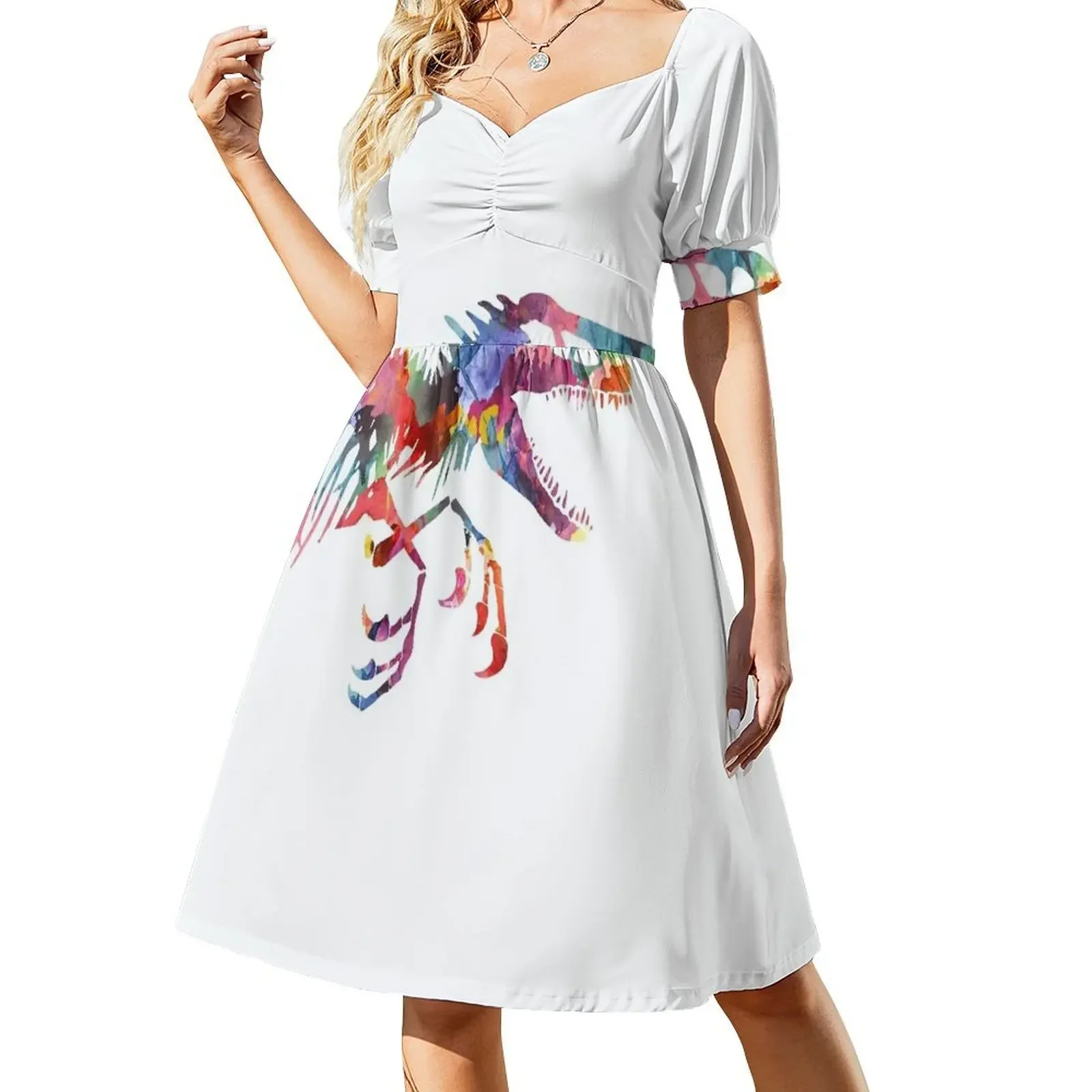 thumbnail image 1 of Vestido sin mangas Funko-Indoraptor vestido de mujer vestido vestidos de mujer vestidos de fiesta de verano mujer, 1 of 7