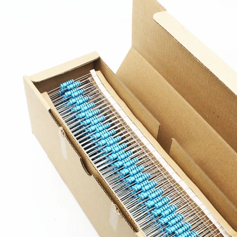 20pcs Metal Film Resistors 2W 1% Tolerance 0.1-0.91 1-910 1K-910K 1M Ohm metal film resistor metal film resistors