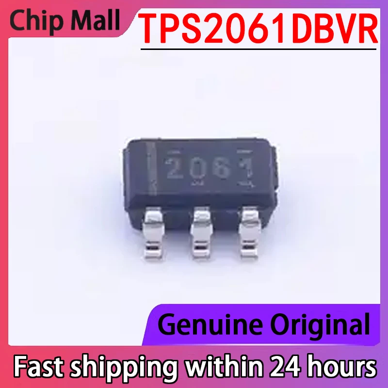 

5PCS New Original TPS2061DBVR Silk Screen 2061 Package SOT23-5 Power Electronic Switch Genuine