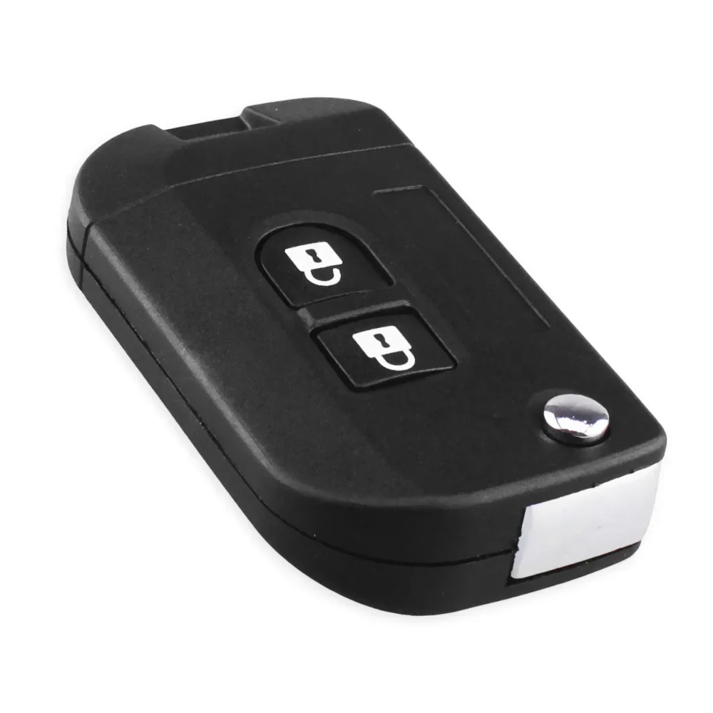 Car Key Shell KEYYOU 2 Buttons Modified Folding Remote Car Case Key For NISSAN Qashqai primera Micra Navara Almera Note Sunny