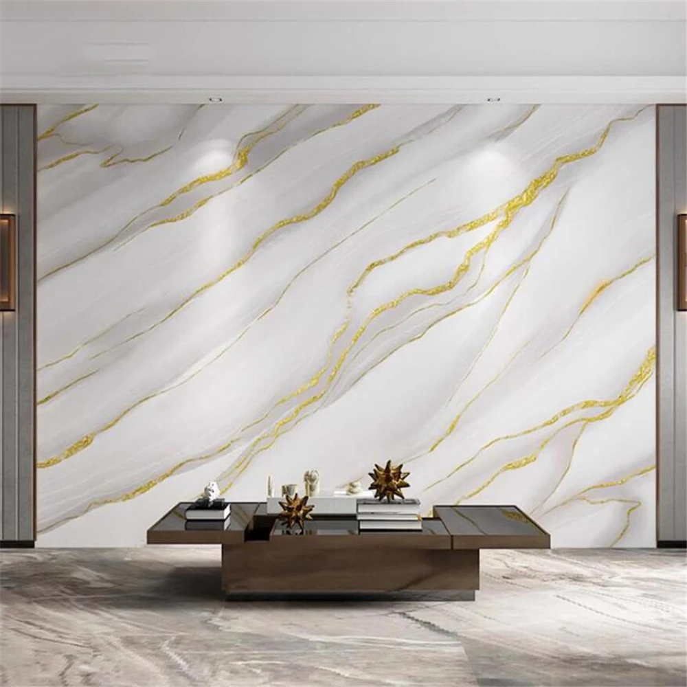 douradas dourado papeis de parede 3d home decor 01