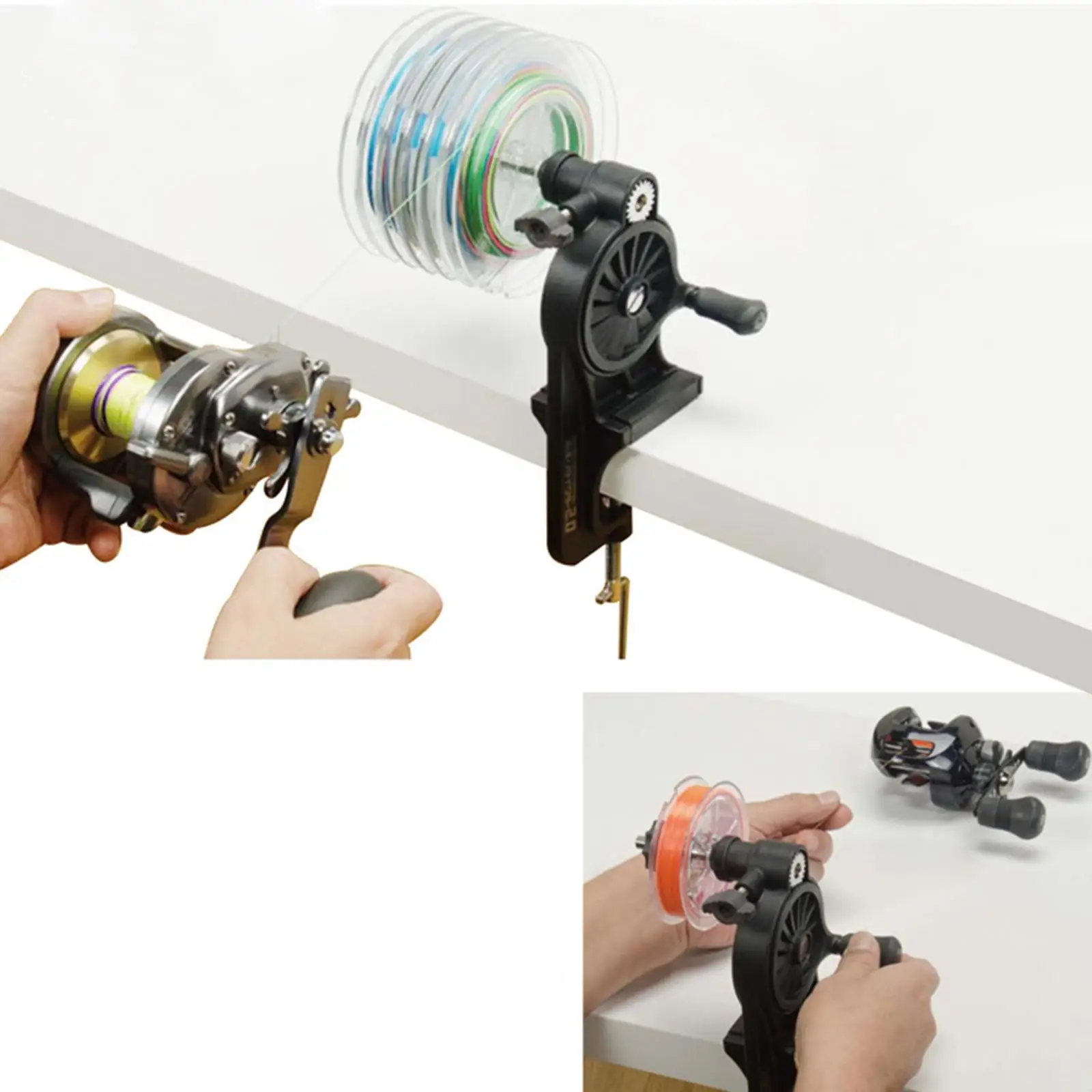 Fishing Reel Line Spooler with Clamp Winder System Adjustable Spooling  Station with Unwinding Function - AliExpress