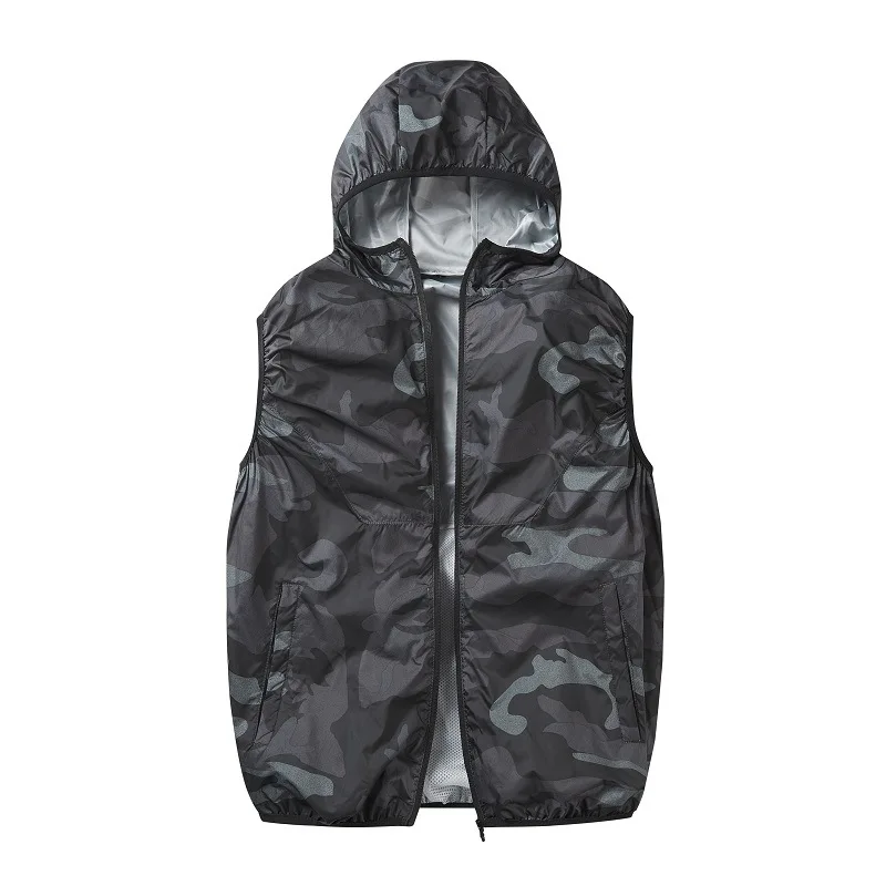 Summer New Plus Size Fan Air Conditioning Cool Clothing Men Women Outdoor Sport Hiking Vest Jackets Sunscreen Fishing Waistcoat