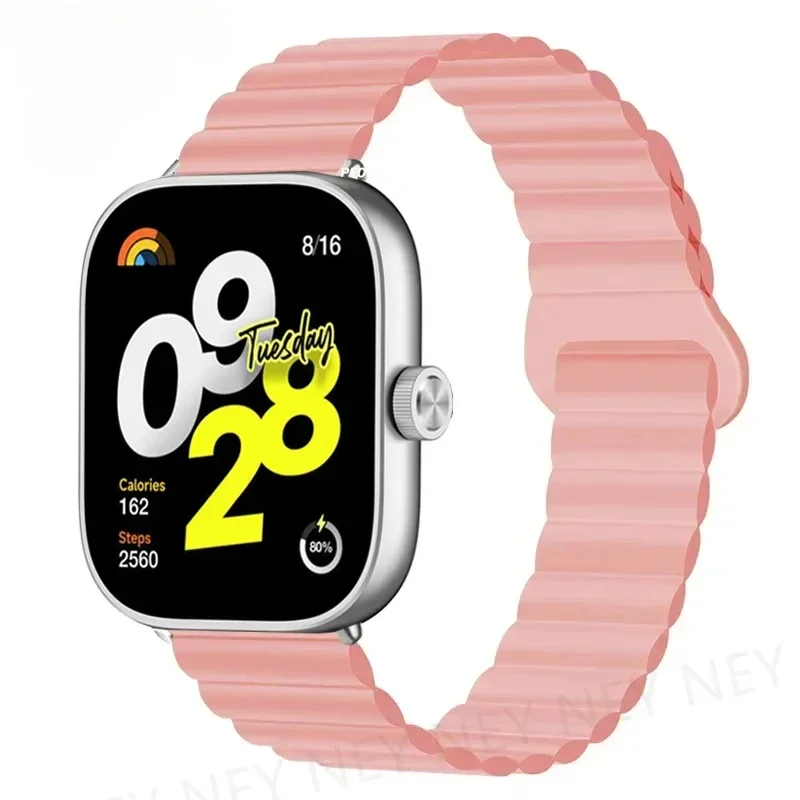 Magnetic Silicone Sport Wristband Bracelet - Universal Smartwatch Accessory