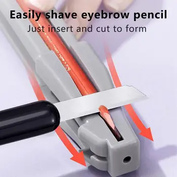 Strumento per modellare la penna per sopracciglia Temperamatite cosmetico Strumento per affilare la matita per sopracciglia per trucco per applicazioni precise e fluide
