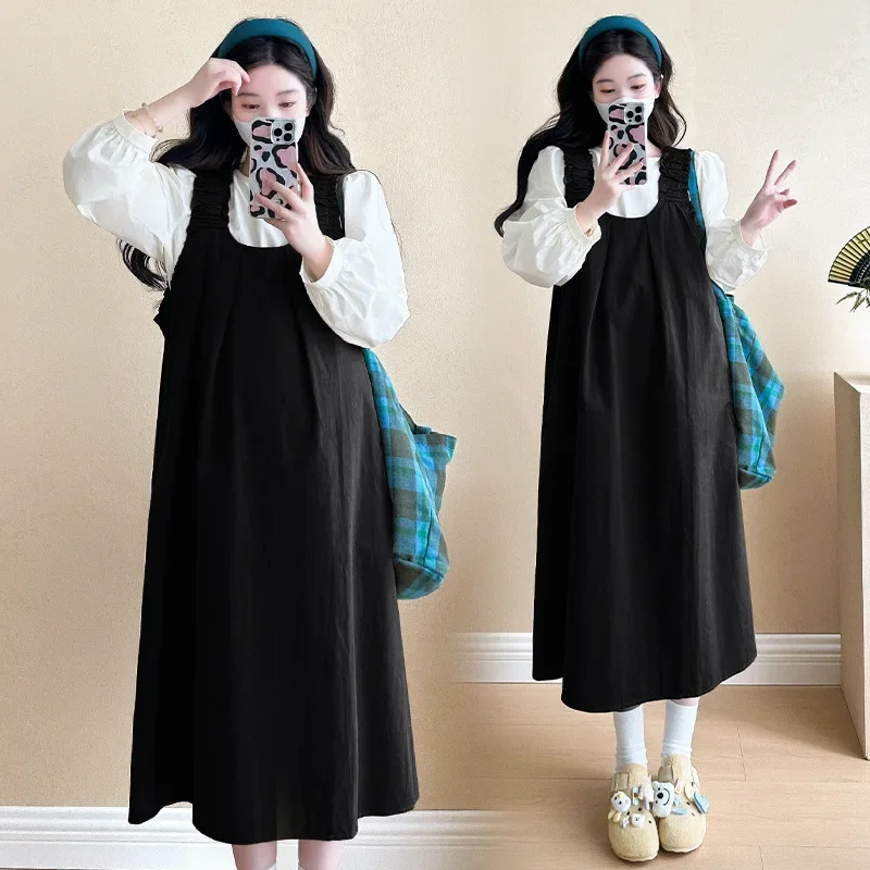 Loose Maternity Shirt And Overalls Set Autumn Hot Sale Of The Season Two-Piece Set for Pregnant Women Comfortable Breathable Clo