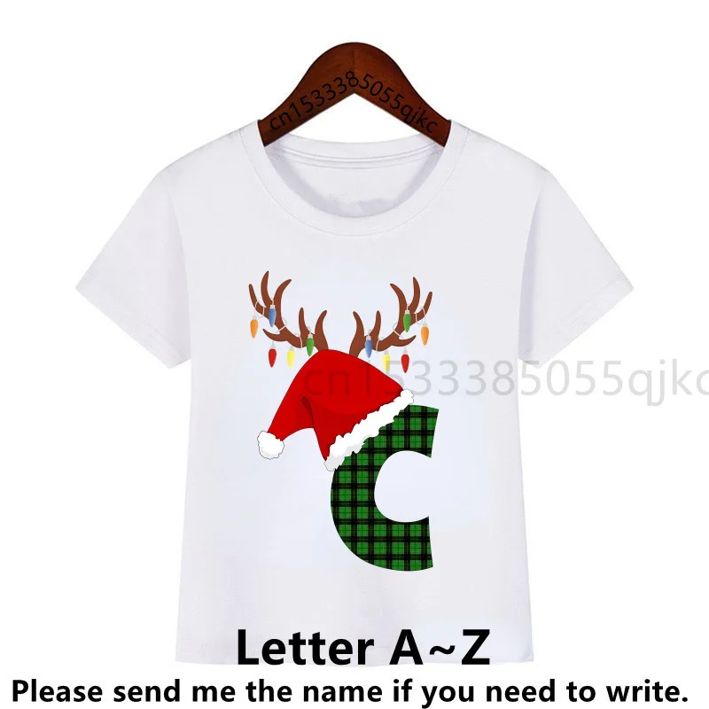 thumbnail image 5 of Camisetas personalizadas para fiestas familiares con nombre de Navidad, camisetas personalizadas con letras mayúsculas, camisetas para niños con cualquier nombre, camisetas para mis hijos, 5 of 5