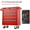 YyhcTool BoxHot Selling Black Tool Cabinet Heavy Duty Tool Box Roller Cabinet Professional Metal Garage Cabinet With Tools 3