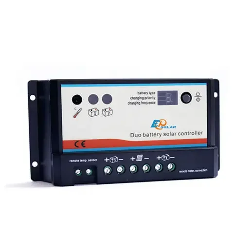 

EPever PWM 20A 12V 24V Auto Duo-battery Charging 20 Amp Manual Solar Charge Controller for RVs Caravans Boats