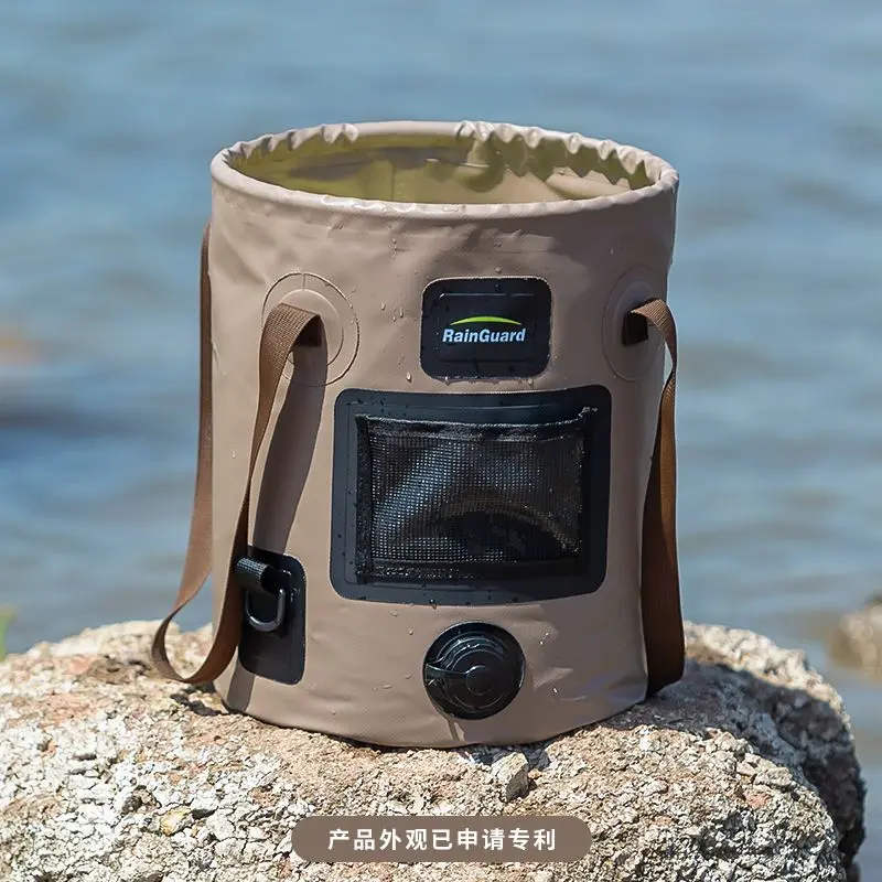 Foldable Outdoor Car Wash Bucket, Travel Water , Car , Outdoor Portable Fish
