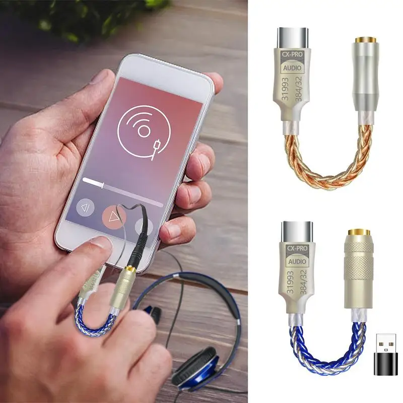 

Усилитель для наушников с разъемом USB Type-C на 3,5 мм