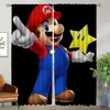 Marioes Partition Kitchen Curtains for Camera Blackout Curtain for Room 2 Panel Halloween Decoration Home Interior Curtains 1